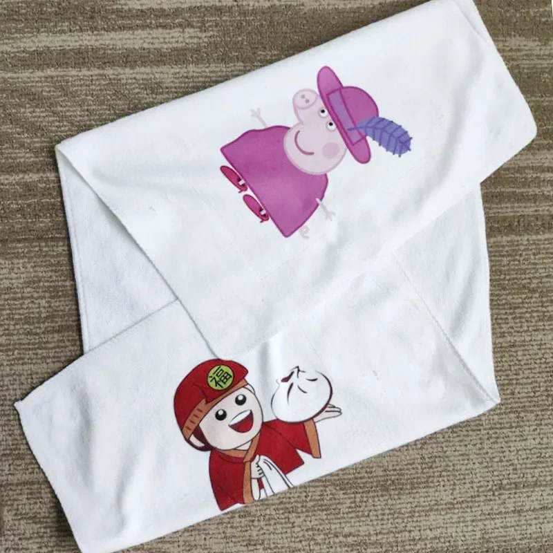 Kostenloser Versand 6 teile/los 35x75 cm Benutzerdefinierte Sublimation Rohlinge Handtücher Für Bad Waschen Gesicht