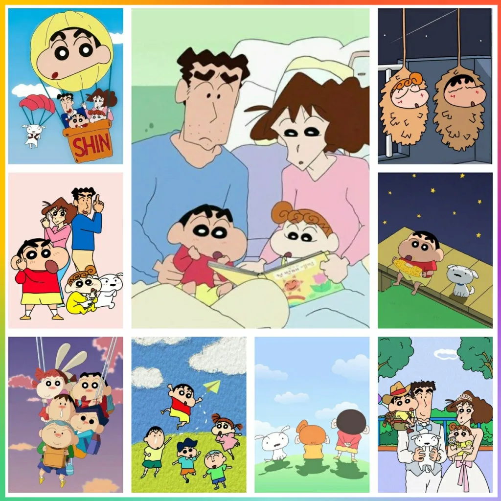 

Мелки Shin Kawaii аниме мультфильм алмазная живопись рисунок картины изделия из холста 5D DIY искусство Вышивка крестиком Мозаика вышивка для дома