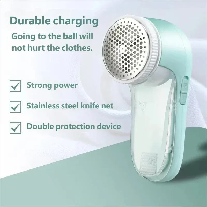 Rechargeable Lint Remover Electric Fabric Shaver Portable Clothes Fluff Trimmer Efficient Garment Ball Cleaner Suction Design