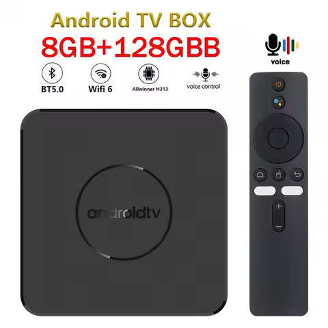 Q96 ATV Smart TV Box Android 11 Voice Control Allwinner H313 Dual WiFi 4G 5G HD 4K HDR 10 BT5.0 8GB 128GB PK Q1 Set-top Box IPTV