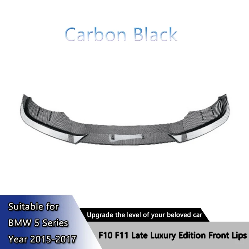 Adequado para bmw série 5 f10 f11 lci 2015-2017 edição de luxo pá frontal acessórios de modificação de lábio dianteiro