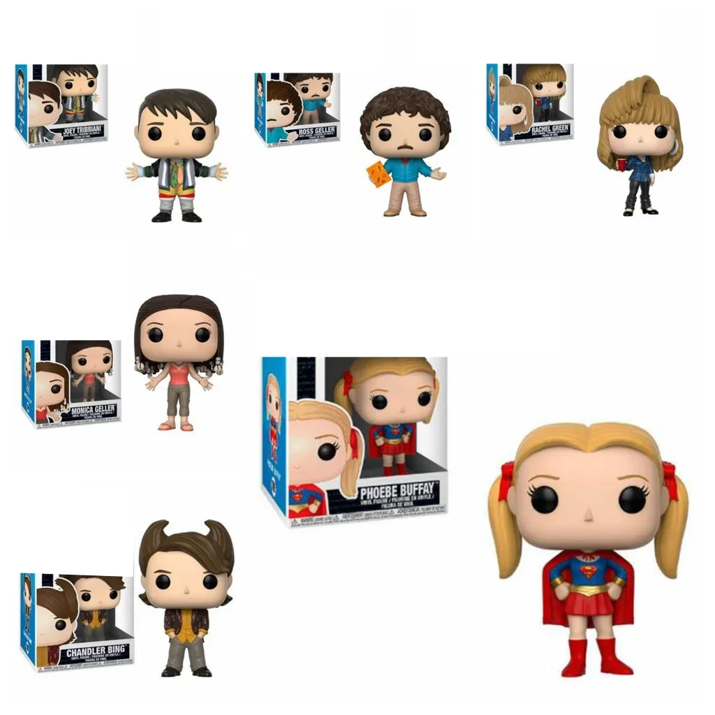 Funko POP przyjaciele serial telewizyjny RACHEL GREEN ROSS GELLER JOEY TRIBBIANI CHANDLER BING PHOEBE BUFFAY MONICA figurka figurki