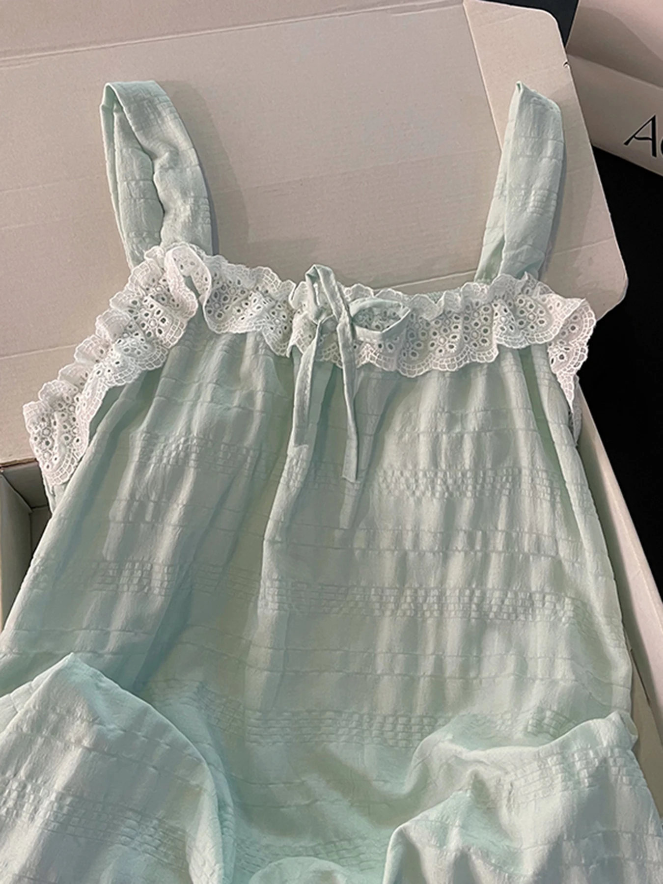 

Korean Sle Pure Cotton Spwear Summer een Strapl Home Clothes Women's New Loose Fit Home Clothes with Chest Pad