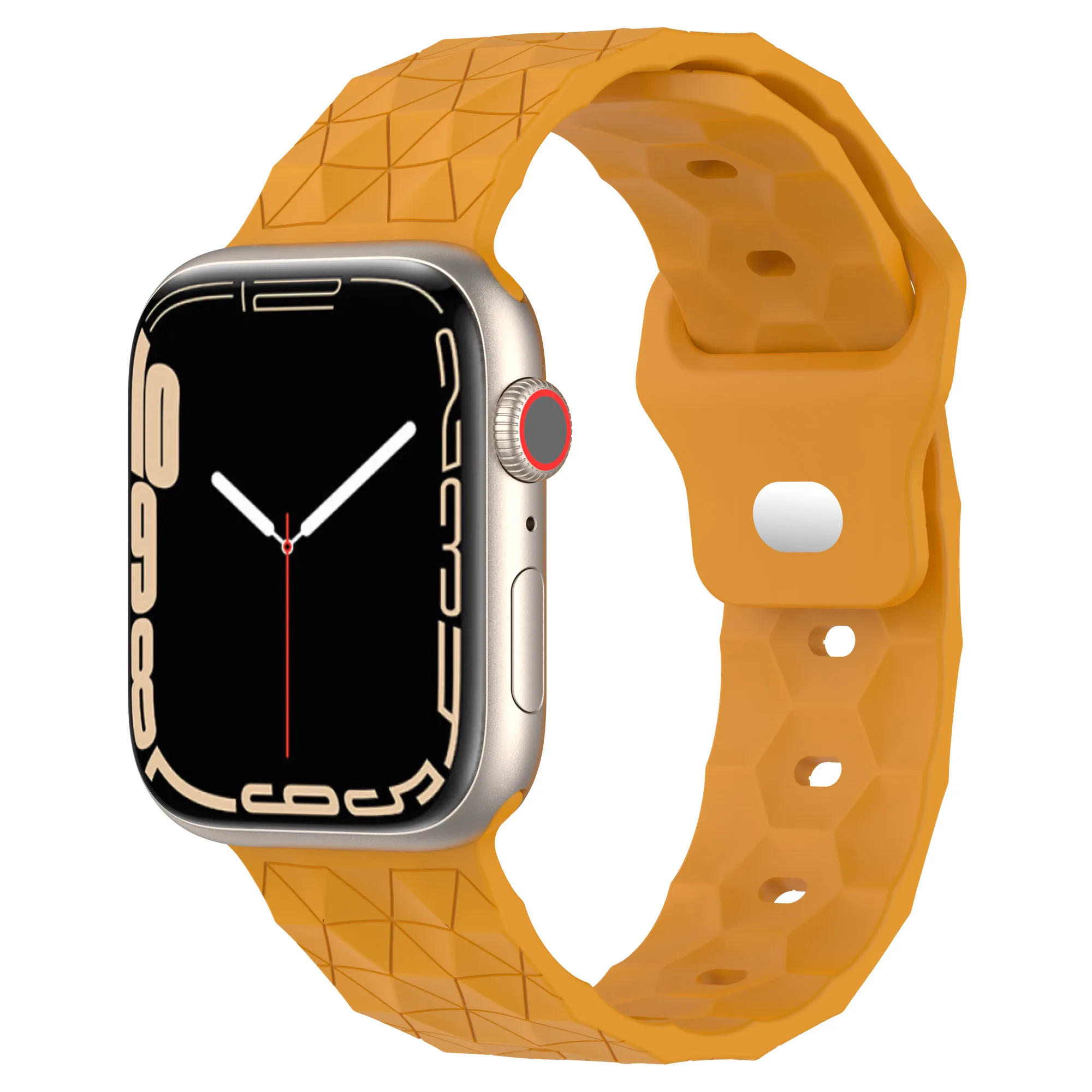Silikon-Ersatzarmband für Apple Watch 46mm 45mm 44mm 42mm 41mm 40mm Sportarmband für iWatch Series 12 11 10 9 8 7 6 Ultra 2/3 – Detail 5
