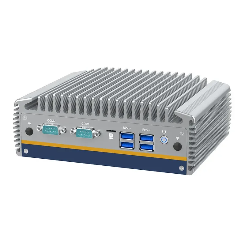 

Fanless Industrial Computer Core I7 1255U DDR5 Ssd Rs232/485 3 Lan 3 HD-MI Pcie 4g Lte Usb Embedded Industrial Mini IPC