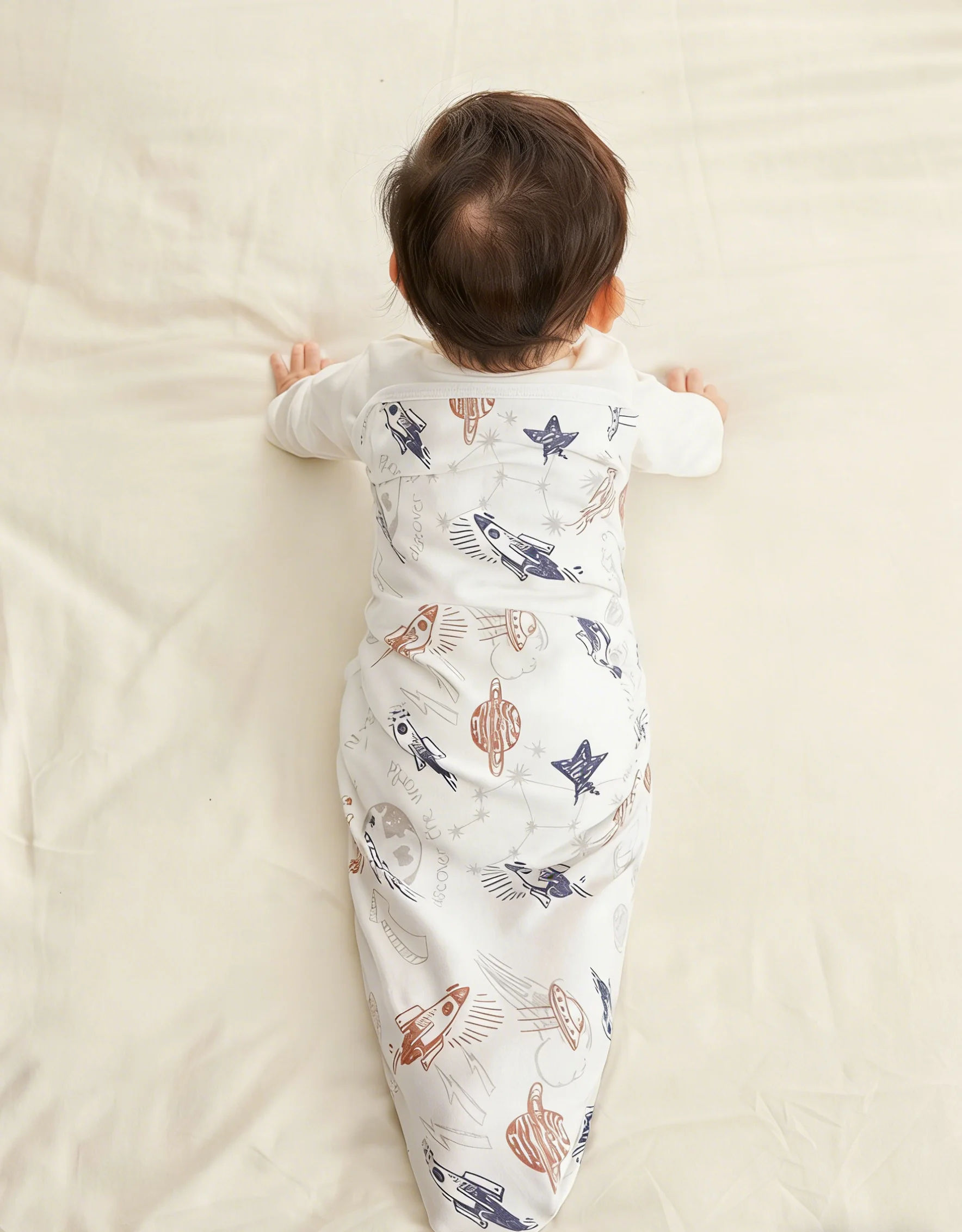 Cartoon Graphic Baby Swaddling Blanket