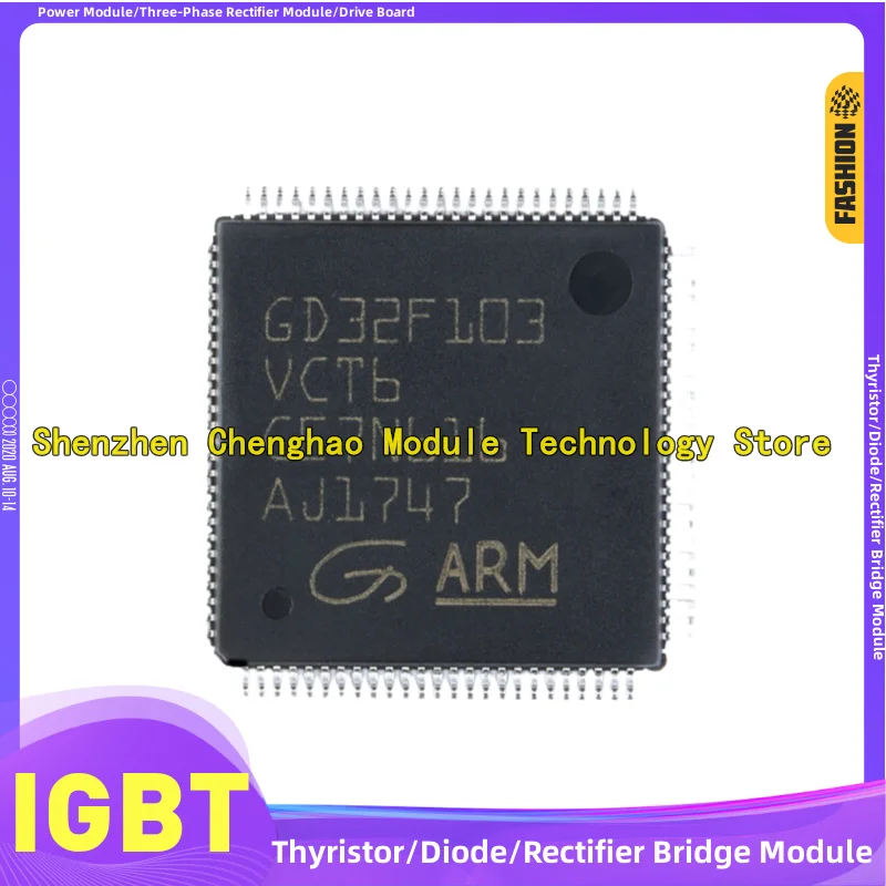 5PCS/LOT STM32F103V8T6 STM32F103VFT6 STM32F103VBT6 GD32F103VET6 GD32F103VCT6 STM32F030C8T6 STM32F030K6T6 STM32F030CCT6 STOCK IC