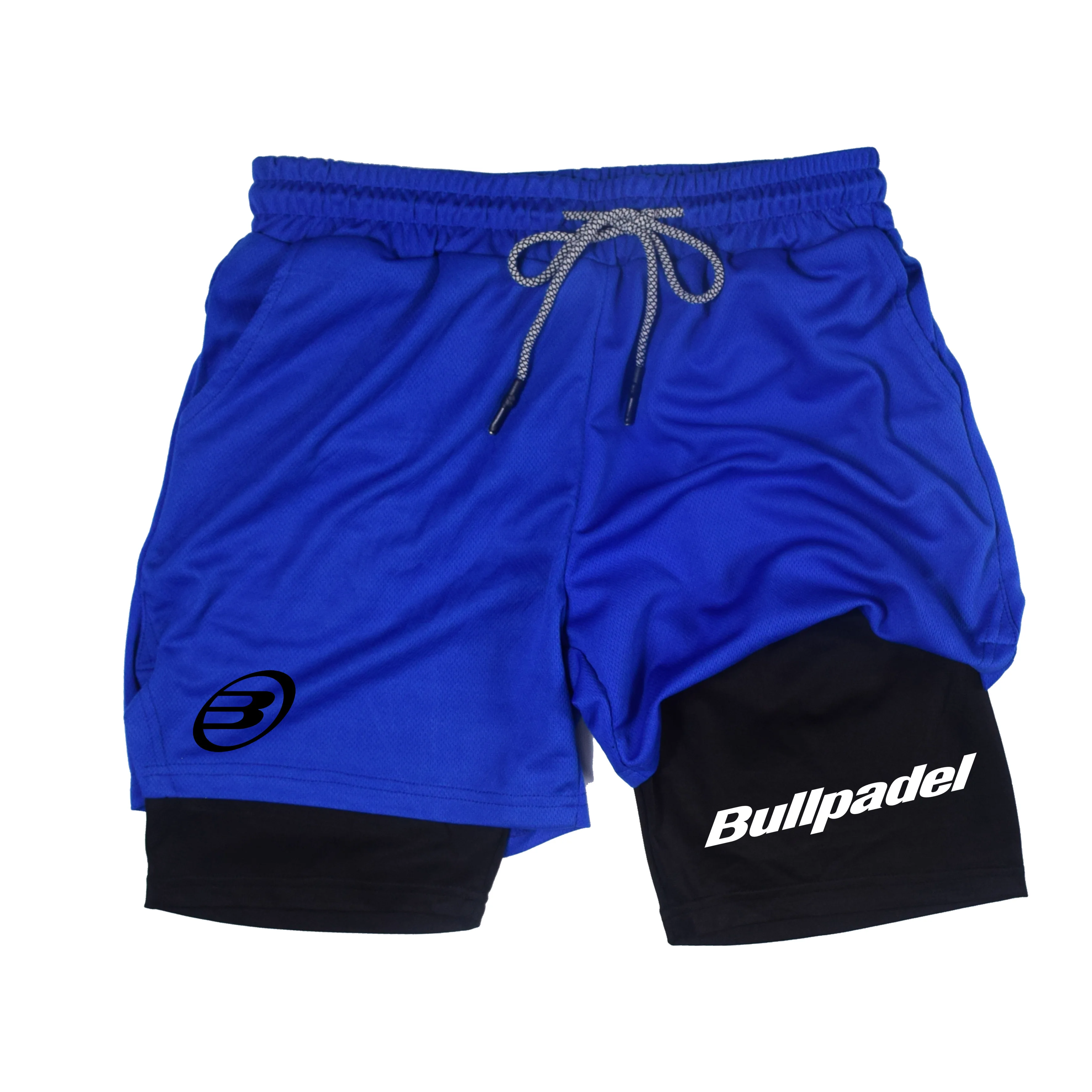 Nuevos pantalones cortos deportivos Bullpadel para hombre, pantalones cortos de tenis transpirables de verano para hombre, pantalones de bádminton de secado rápido, ropa deportiva para correr al aire libre