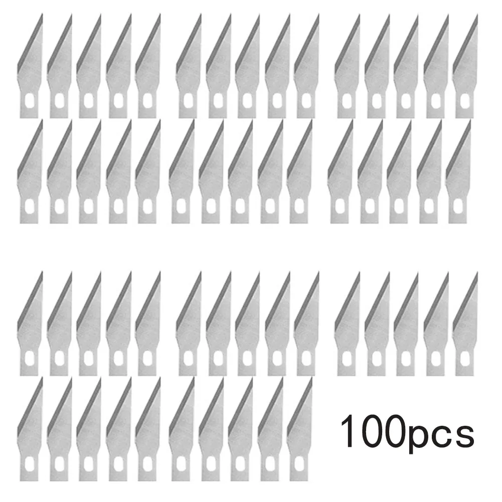 

50/100Pcs 11# Blades Stainless Steel Engraving Blades Metal Blade For X-Acto Exacto Tool SK5 Graver Hobby Style Multi Tool Use