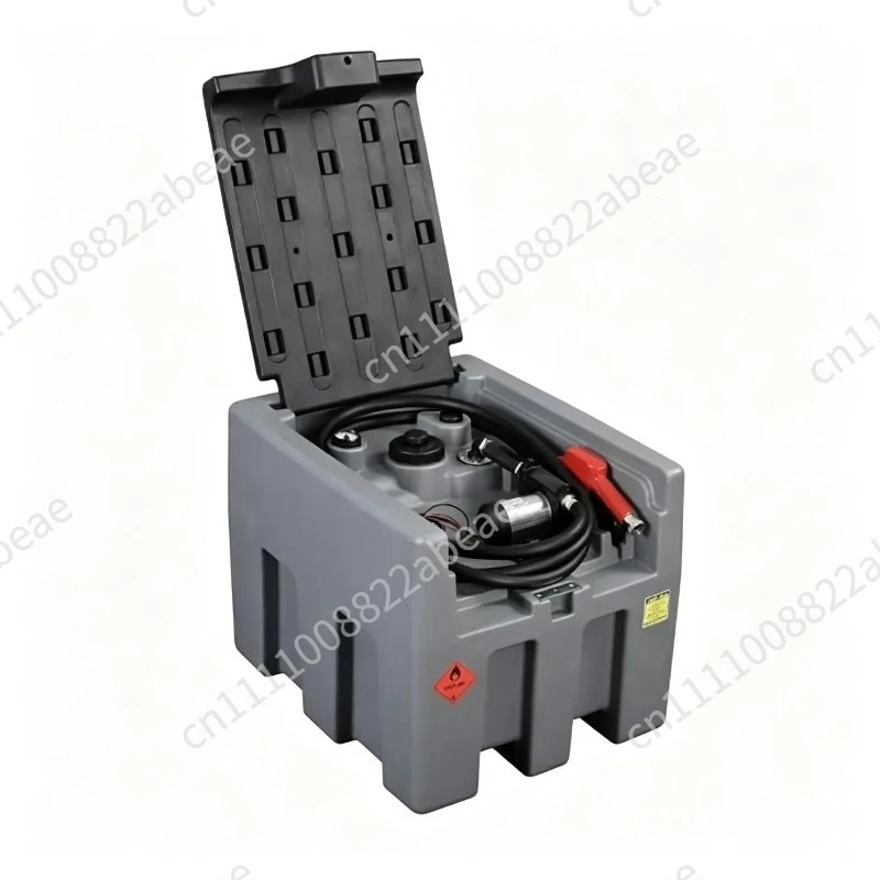 Mobile fuel tank with pump 200l/50 gallon diesel