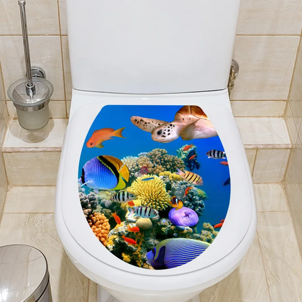 PVC Wall Decals Bathroom Decor Home Decoration Easy To Apply Mark-Free Removal Self-Adhesive Stickers Versatile Use