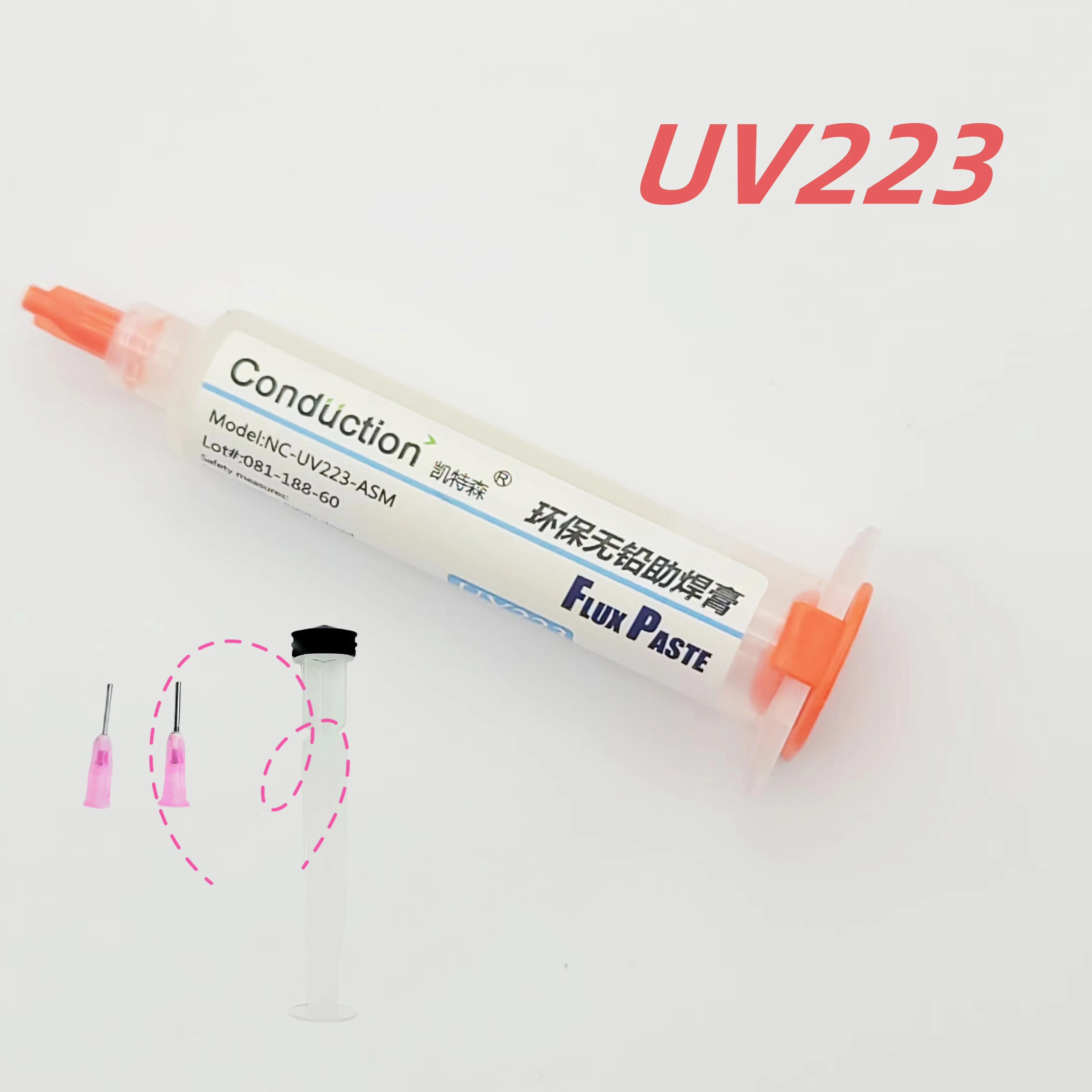 

Solder Flux Paste High Quality UV-223 Solder Paste for SMT BGA SMD PGA PCB Repair Tools+Needles Rework Tools