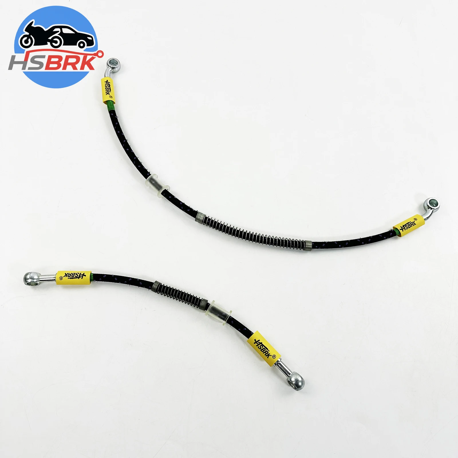 

BlackPurple Stainless Steel Braided Nylon Brake Line M10 Joint 10–200CM Pressure Resistant Hose for Motorcycle Car Modification