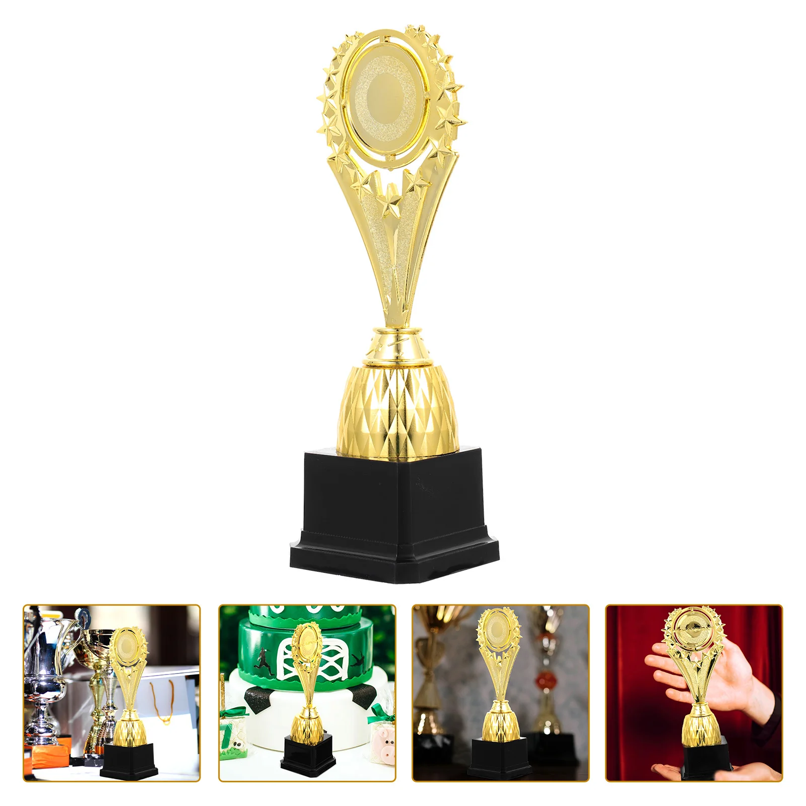 

Trophy Premium Plastic Competition Award For Smooth No Burr Long-Lasting Honor Recognition Kindergarten Graduation