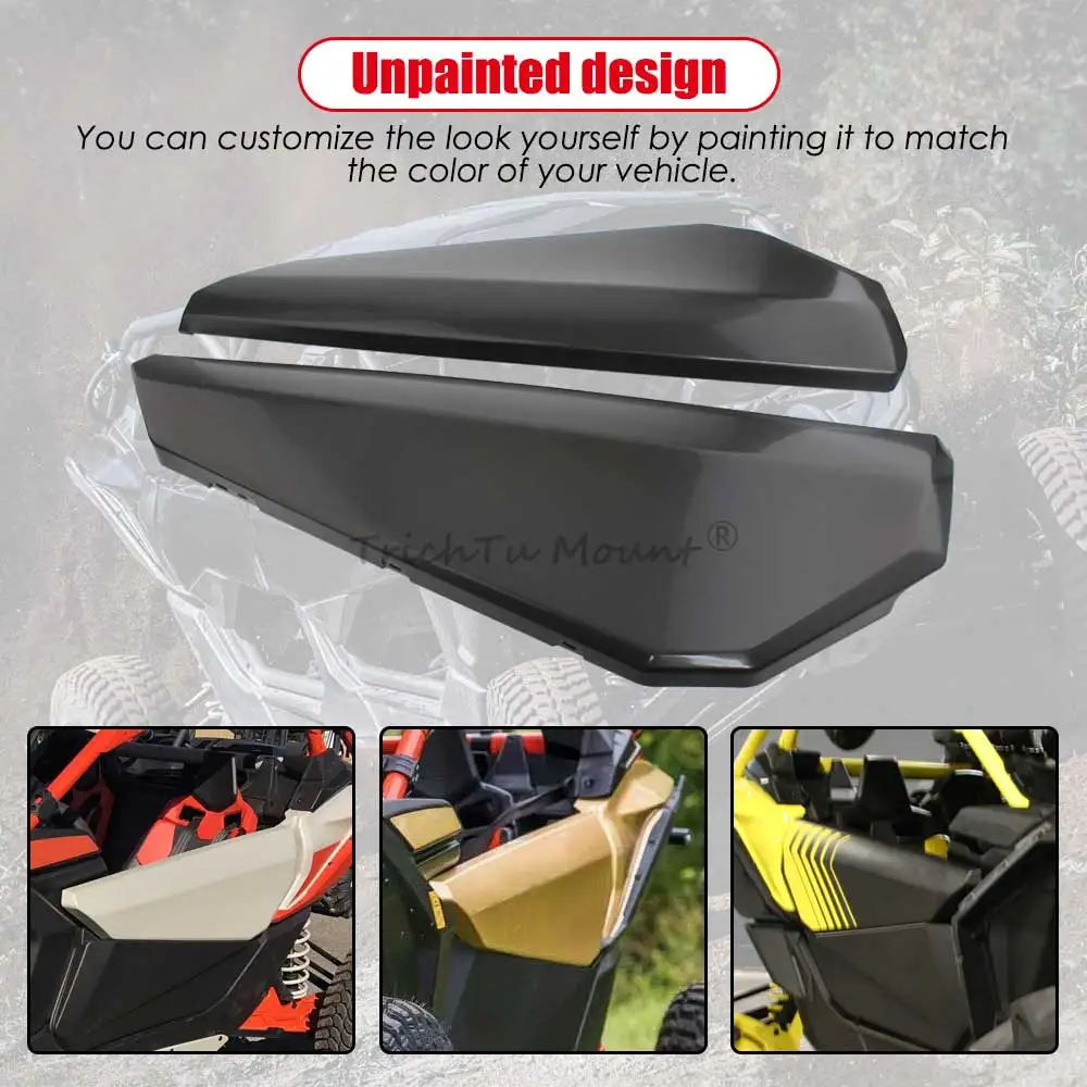 Front Upper Door Panels Kit UTV Accessories Compatible with Can-Am Maverick X3 Max Turbo R RR 2 Doors 2017-2024 #705012862-3