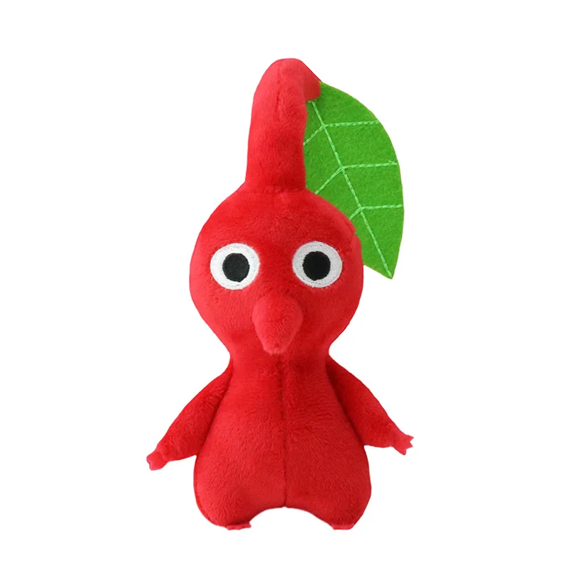 12 cm großes Pikmin-Plüschtier, Stoffpuppe, Spielzubehör, Rucksackanhänger, Schlüsselanhänger, weiche Sammlerdekoration für Spieleliebhaber – Detail 4