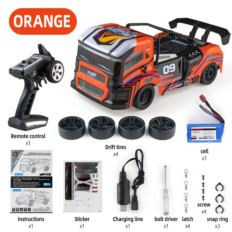 

Cool Stuff Радиоуправляемый грузовик Забавный подарок-32 см Плоский ходовой высокоскоростной радиоуправляемый дрифт-автомобиль, автомобиль с дистанционным управлением, наклейка Kawaii, радиоуправляемые машинки, игрушки для детей