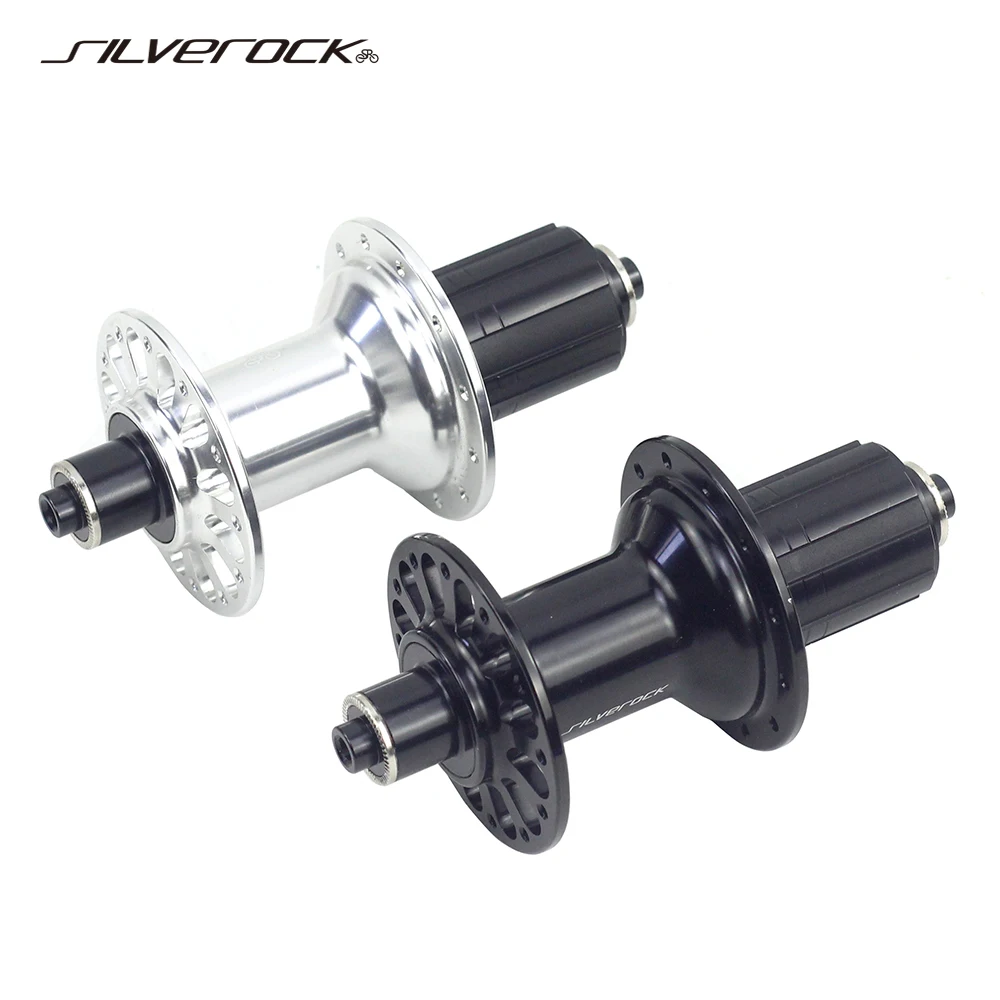 SILVEROCK Bicycle Rear Hub 130mm 24H J Bent QR Quick Release V Rim Brake Noise for Folding  Road Minivelo Bike Bearing Hubs