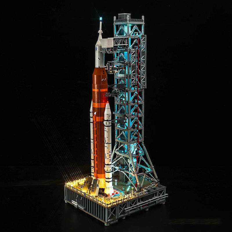 DIY LED Light Kit For LEGO 10341 Space Launch System  (Only LED Light,Without Blocks Model)