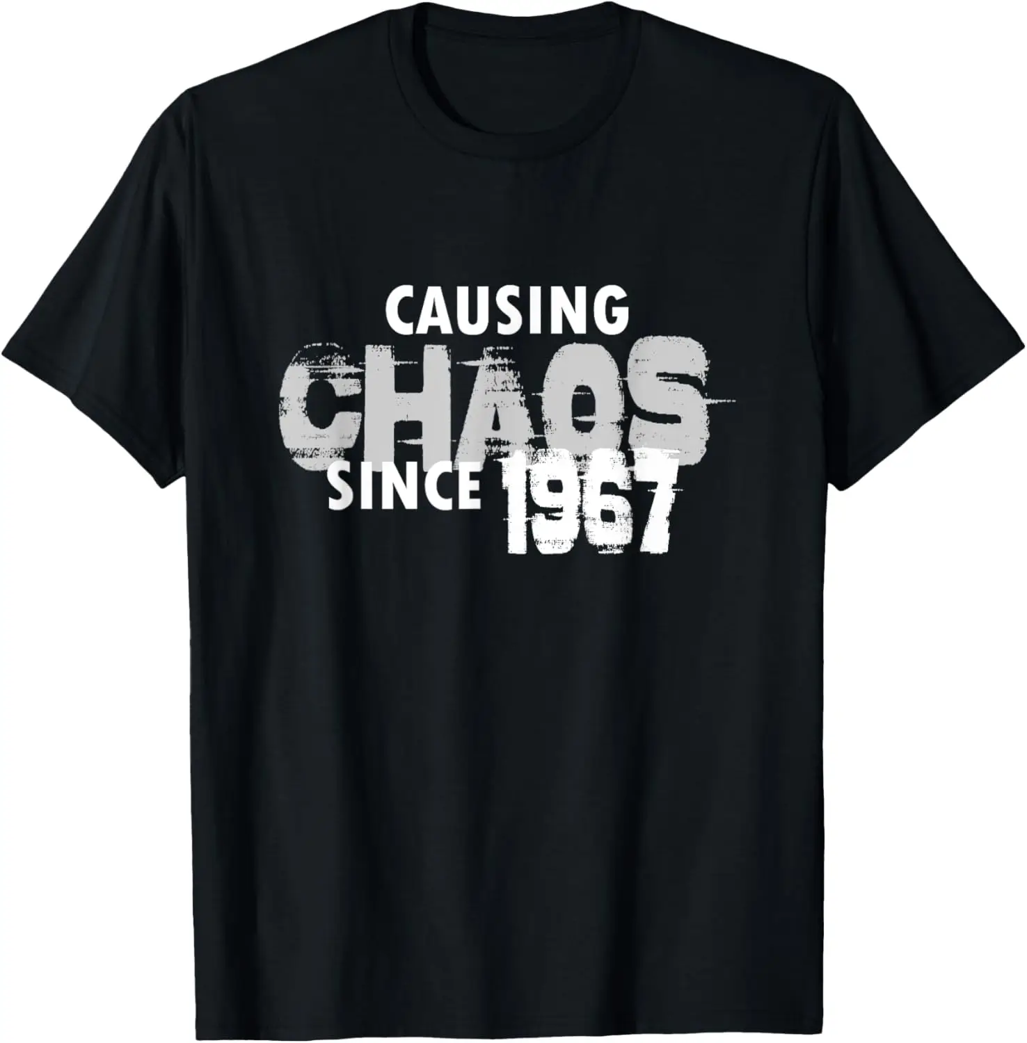

Causing Chaos Since 1967 T-Shirt Funny 52nd Birthday Shirt