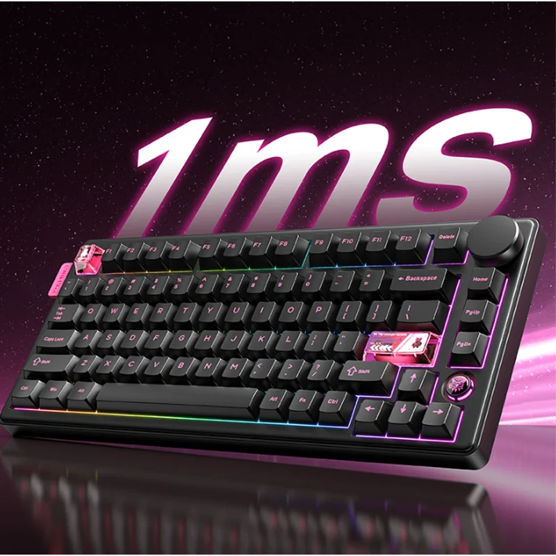 Onikuma Mt706 メカニカルキーボード - トリプルモードワイヤレス (2.4g/Bluetooth/有線)、eスポーツゲーミングPC用RGBバックライト