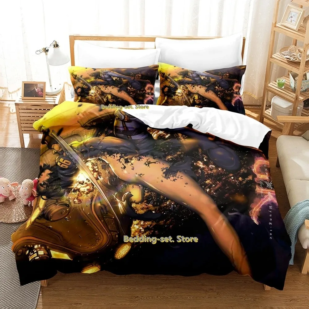 Battle Angel Alita Bedding Set Single Twin Full Queen King Size Bed Set Adult Kid Bedroom Duvetcover Sets 3D Anime Bed Sheet Set