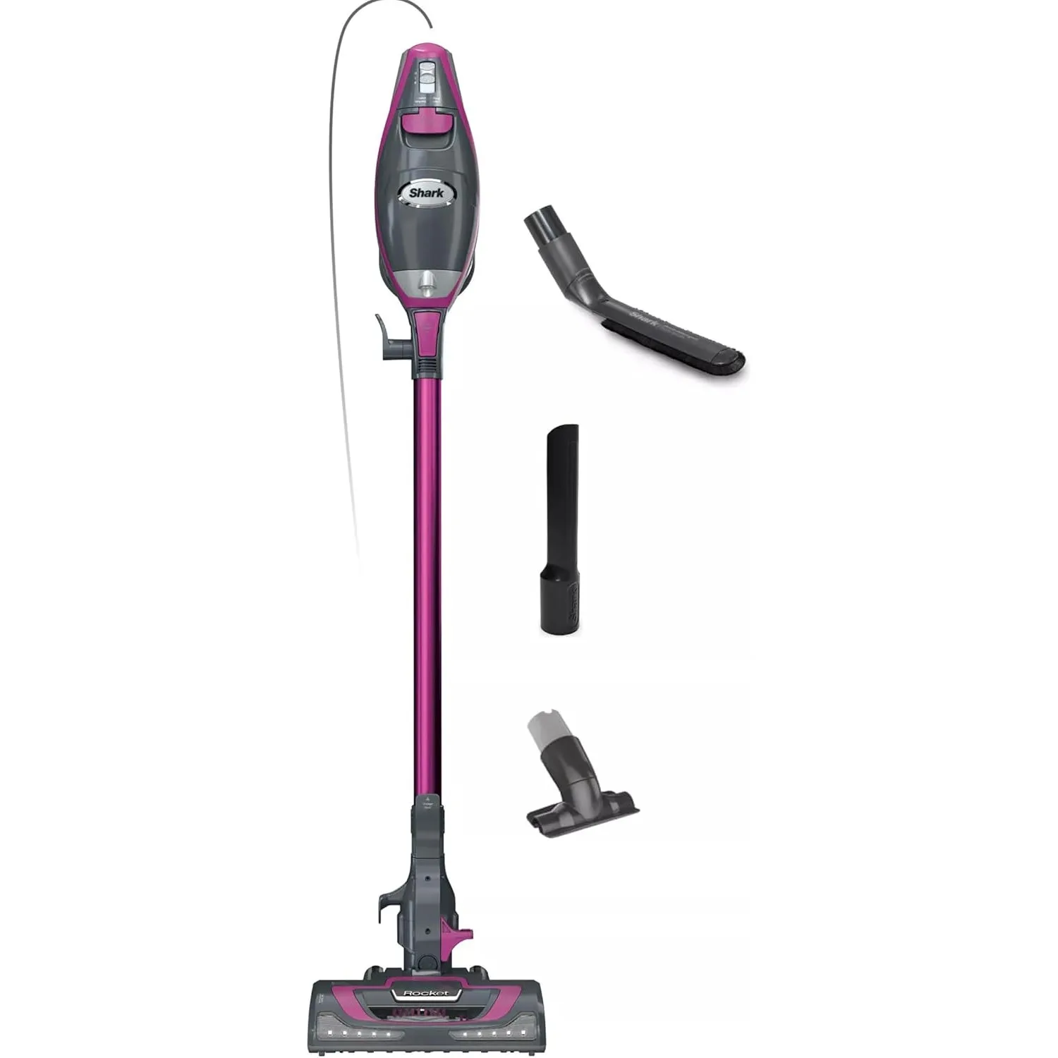 HV371 Rocket Pro DLX Corded Stick, Removable Hand Vacuum, Advanced Swivel Steering, XL Cup,Anti-Allergen Dust Brush