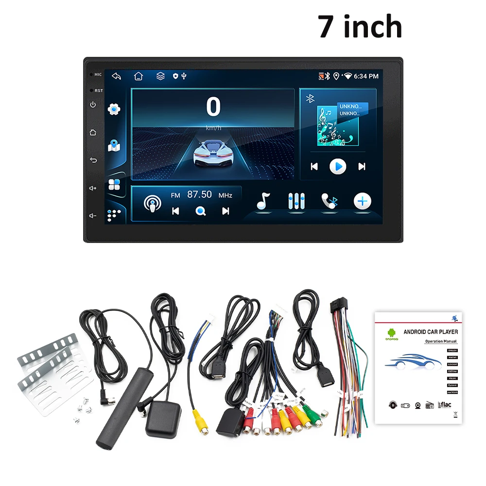 ESSGOO 7 9 10 "Carplay Autoradio Android Auto Stereo Multimedia Speler 6GB 128GB Universele autoradio Auto Intelligent Systeem
