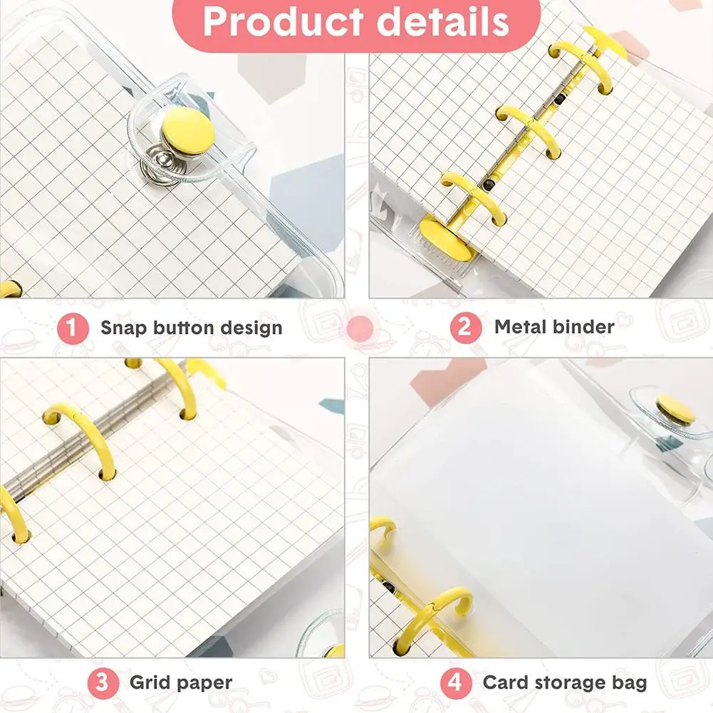 Мини-папка на 3 кольца с внутренней бумагой