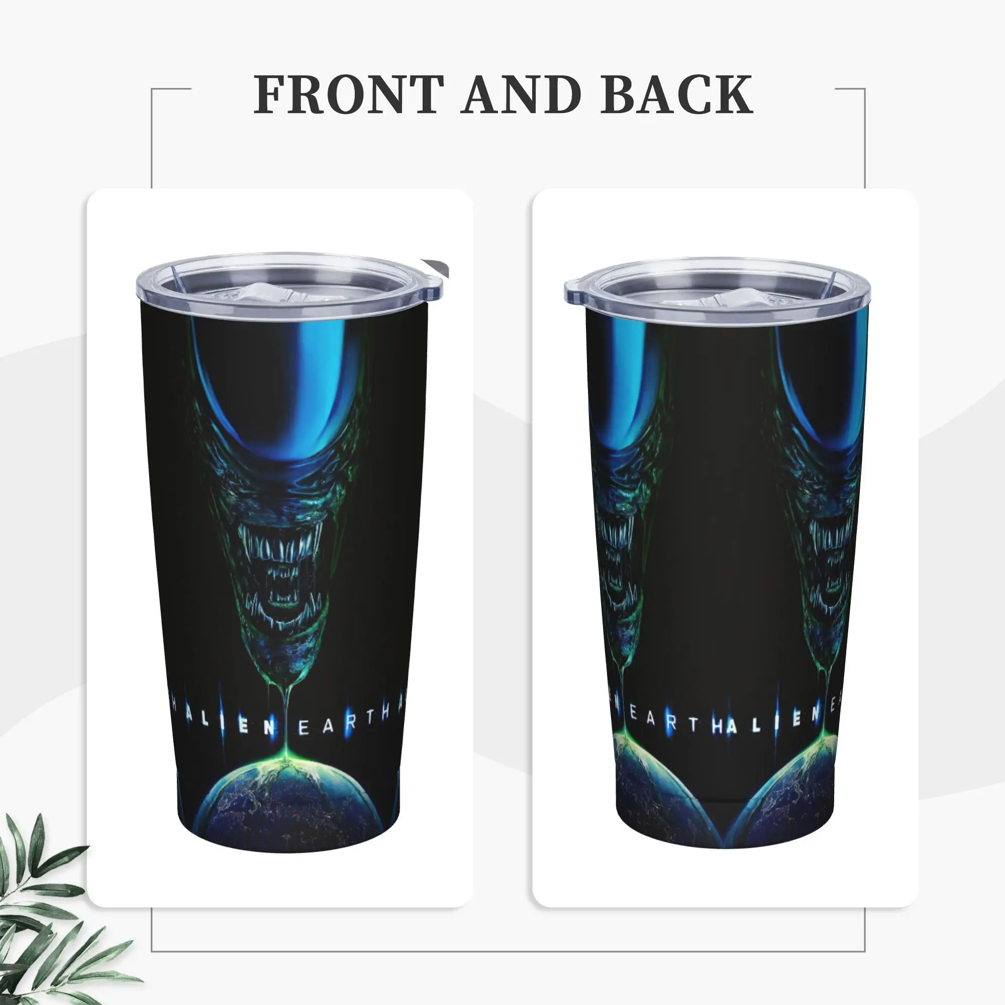 

Stainless Steel Tumbler 2025 Hot Movie Aliens Earth Thermal Mug Keep Heat Hot Drinks Car Mugs Travelist Custom Water Bottle
