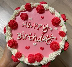 Simulated Cake Model Foam Silicone 6/8 Inch Fake Cake Showcase Display Fake Birthday Cake Dessert Props Sweet Table Decor