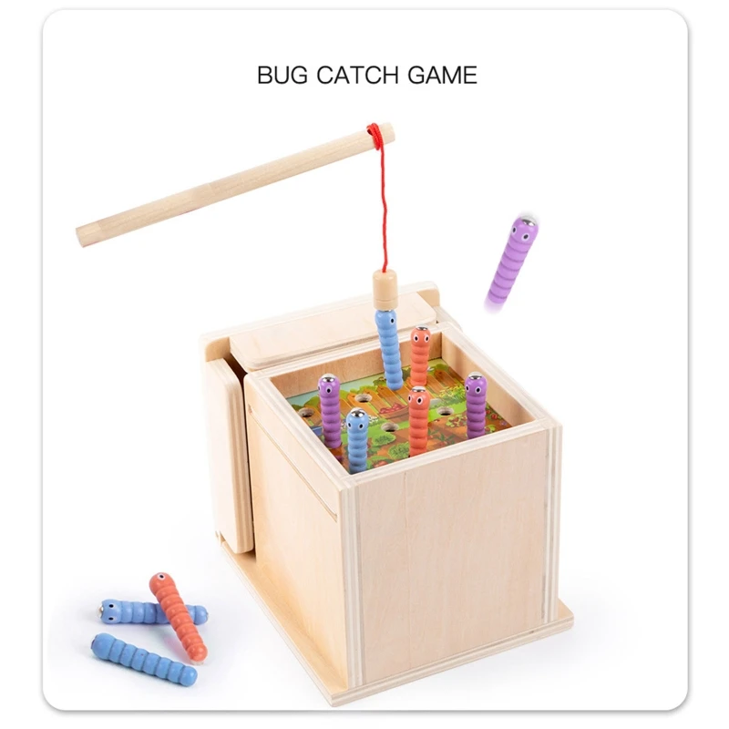 Children's Interactive for Play Supplies Training Bugs Radish Catching Gam