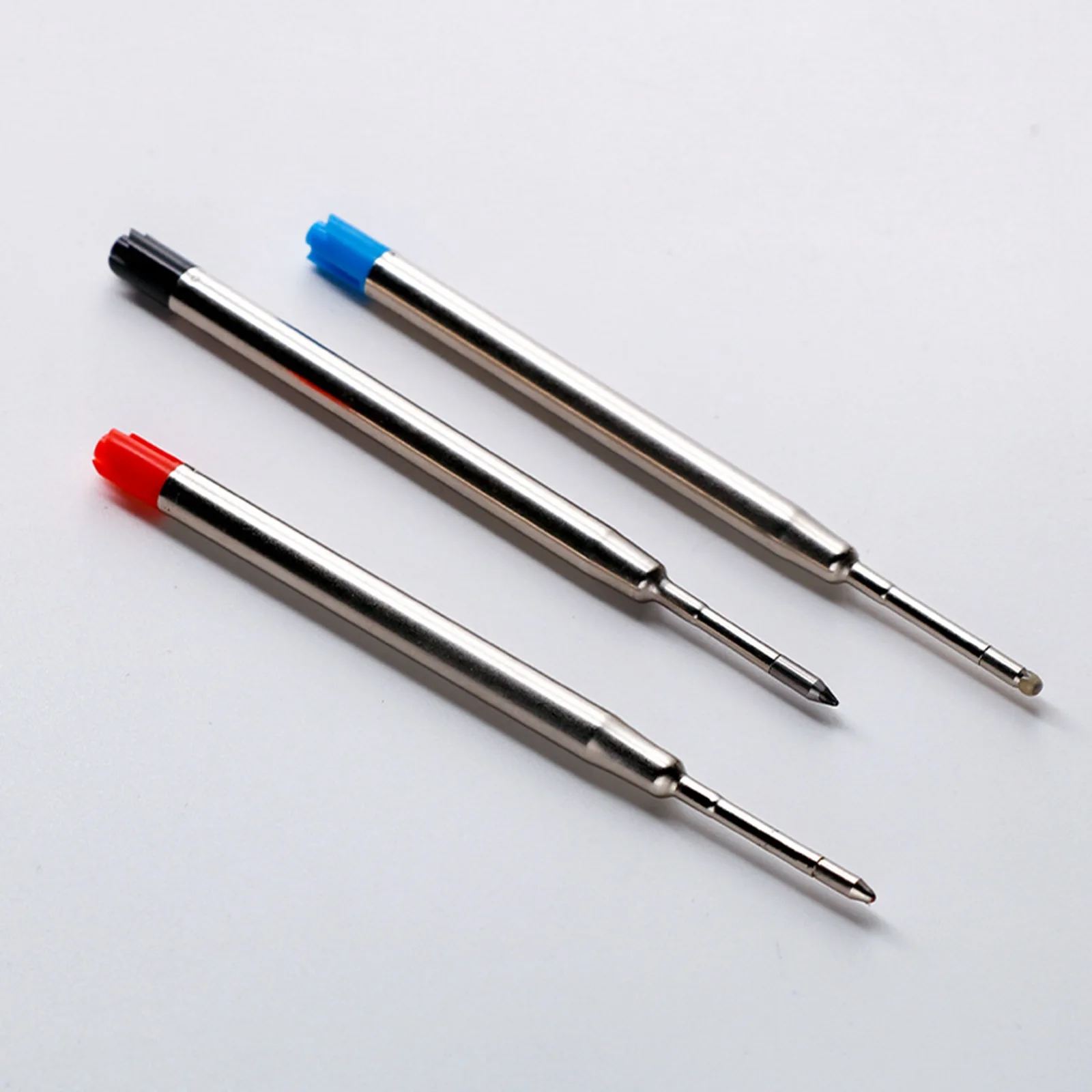 20pcs L:3.9 In Ballpoint Pen Refills for Parker Pens Medium Point blue red Black Ink Rods for Writing Office Stationery