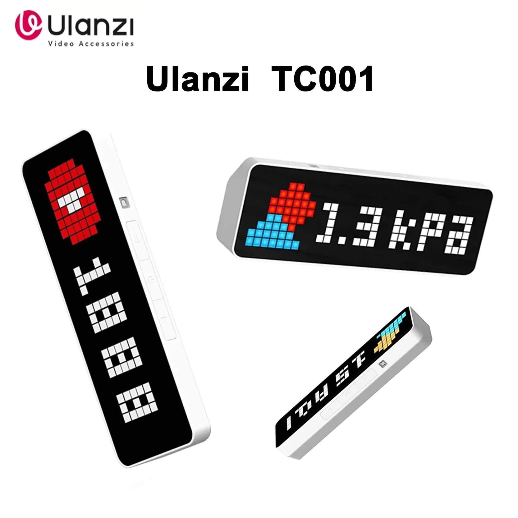 

Original Ulanzi TC001 Smart Pixel Clock Live YouTube Followers Monitor Pixelated Message Display Weather Forecast