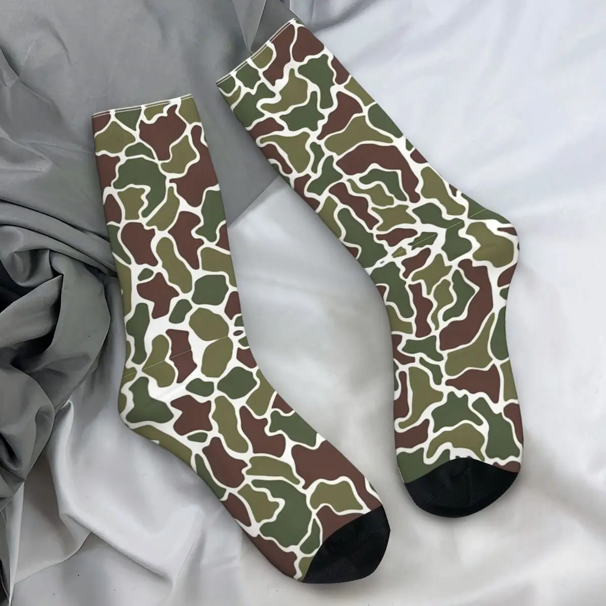 Navy NWU Camo Socks Vintage Stockings Autumn Non Skid Men Socks Quality Design Running Socks