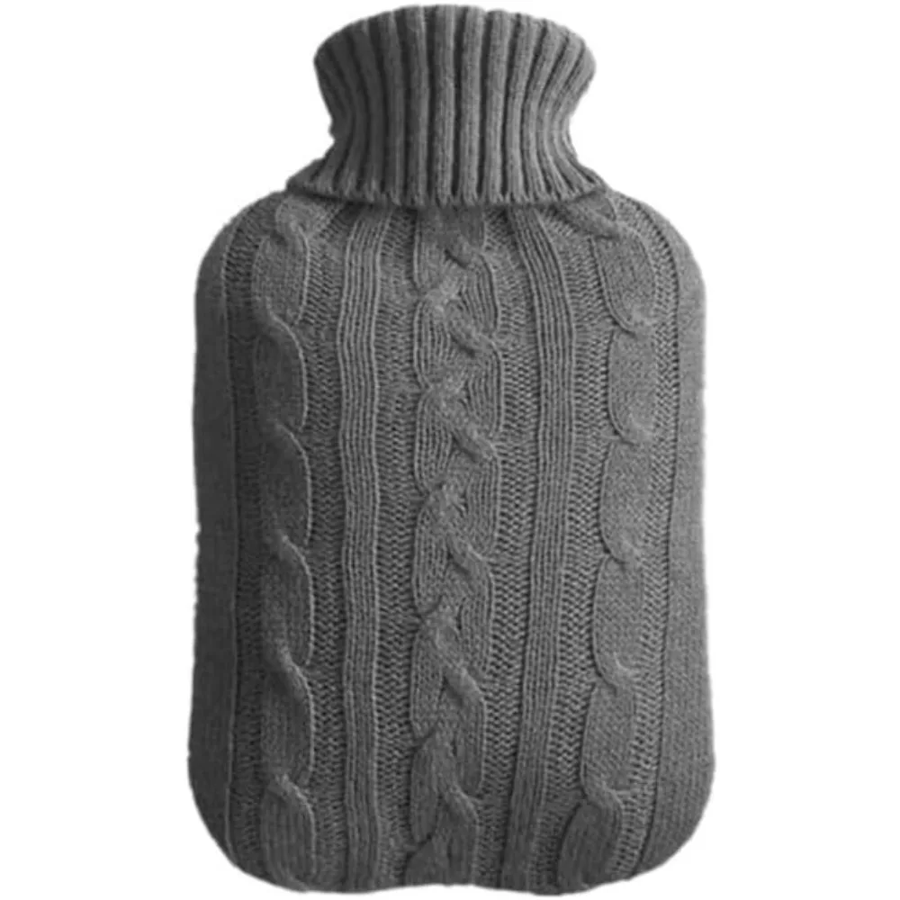 

Hot Water Bag,hot Pack,2L Hot Water Bottle Large Water-Filled Hot Water Bag with Knitted Cover for Bed Warm Water Bottle Hand