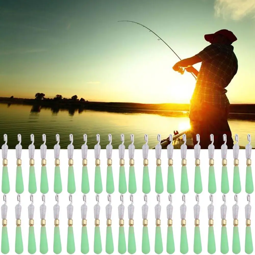

20pcs Silicone Fishing Floats Seat Copper Head Swivel Fishing Bobber Float Fast Link Ball Bearing Sub-Line Clamp Connector