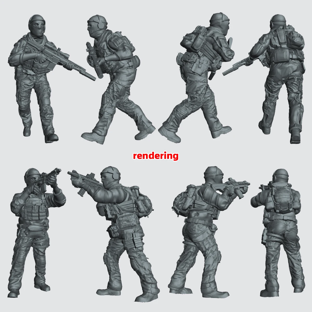 1/35 1/48 1/72 Miniatur-Modellbausatz Soldatenfiguren Diorama, Unbemalte Harz-Figuren Russischer Spezialeinheiten Militär-Minifiguren – Detail 3