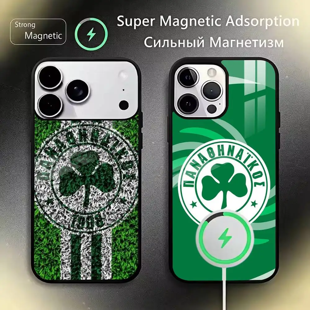 ART Panathinaikos Athens PA Phone Case For iPhone17,16,15,14,13,12,11 Plus,Pro,Max Magnetic with Wireless Charging