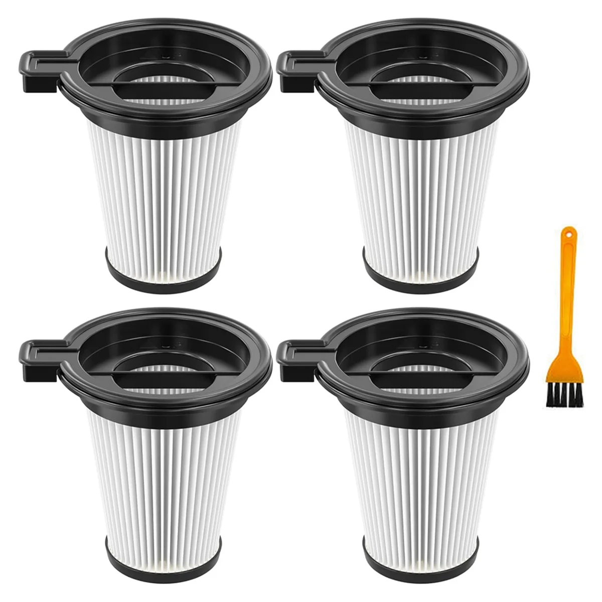 

4 Pack Replacement Filters for Wyze Cordless Vacuum Cleaner, Removable and Washable HEPA Filter Accessories Parts