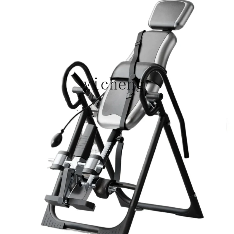 ZF Inversion Table Home Fitness Equipment Upside down Traction Inverted Stretching Lumbar Chair Upside down Device