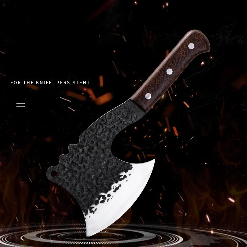 

Outdoor Forging and Chopping Bone Axe Wood Chopping Multifunctional Small Axe Portable Outdoor Axe