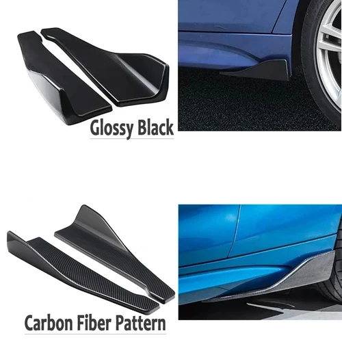 Imagen 2 del producto Faldones laterales de 48CM para coches, Protector Universal de alerón de parachoques para BMW F20 E90, Audi, VW Golf, Benz, antiarañazos