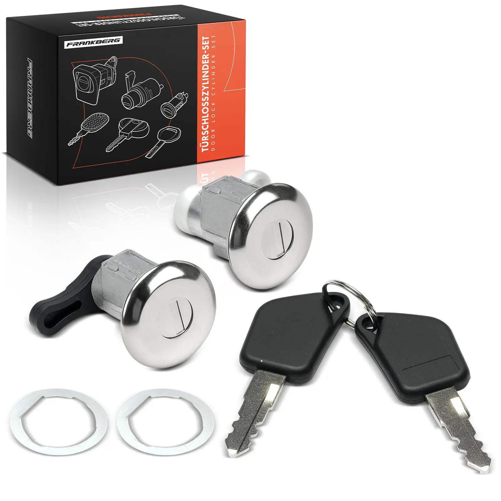 Frankberg 2x Slotcilinder voor Links Rechts voor Peugeot 106 I Van I Box/Hatchback 1A 1C 1S 91700000 9170E4
