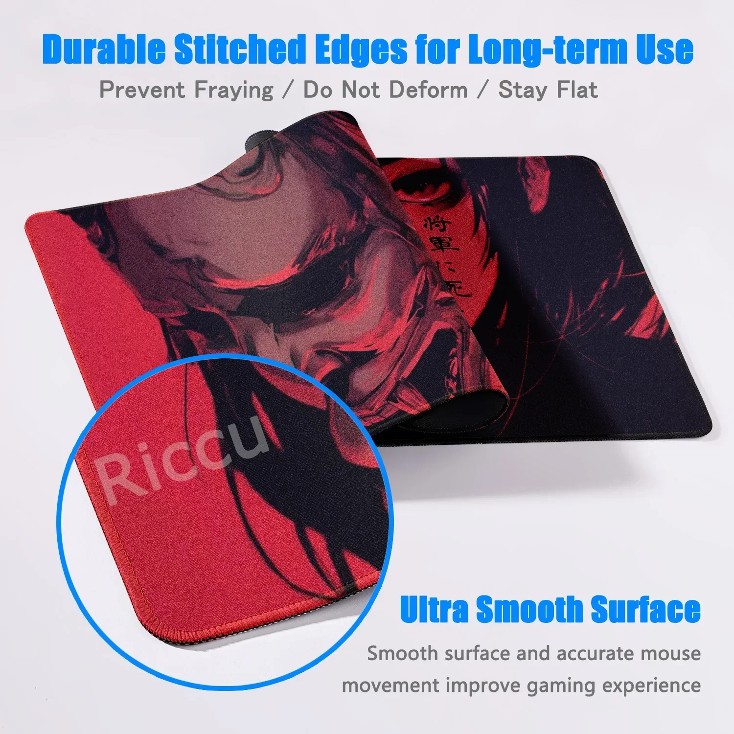 40x90 سنتيمتر الألعاب الساموراي أوني ماوس الوسادة اليابان قناع فتاة Deskmat ألعاب كبيرة المهنية قسط ماوس التحكم في السرعة اكسسوارات