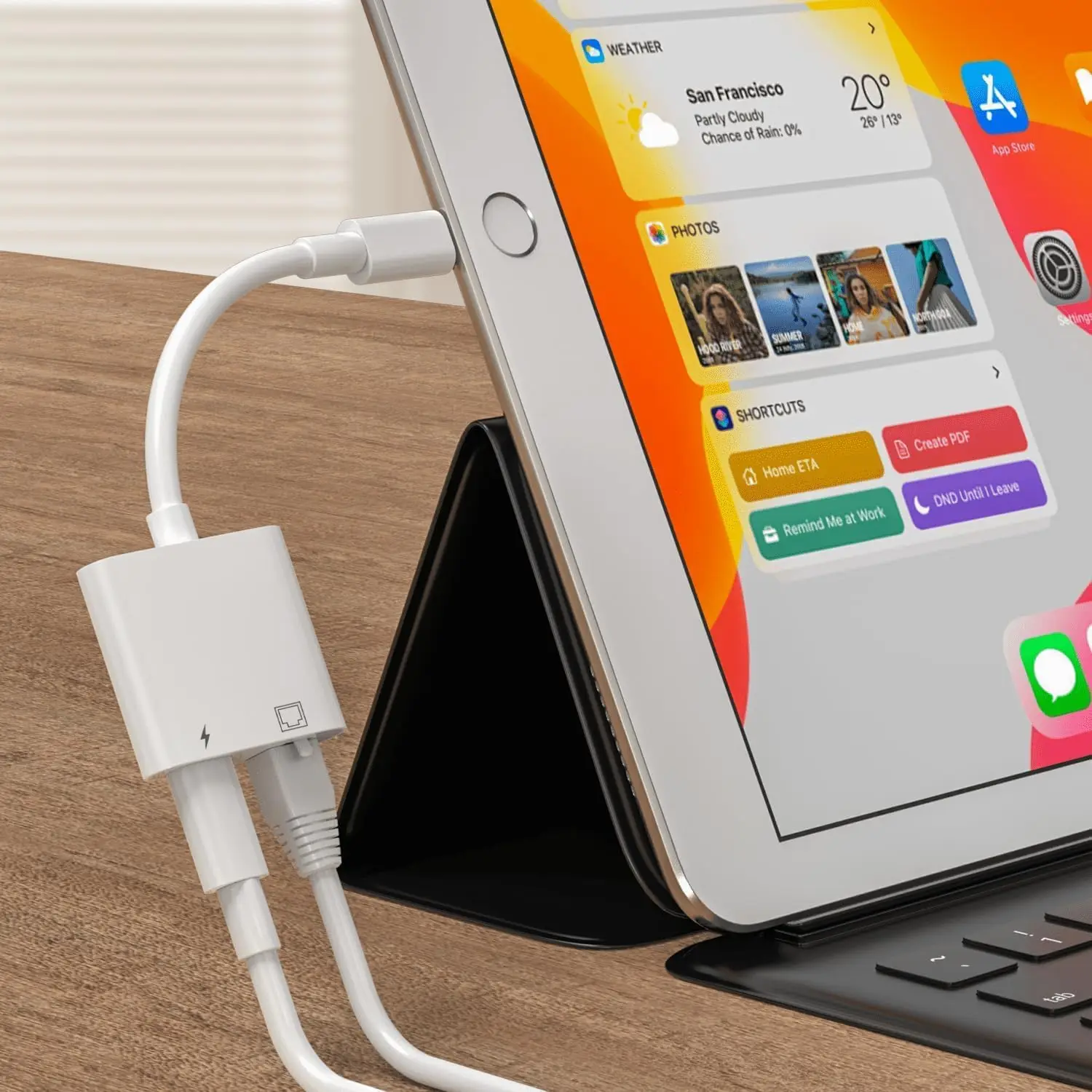 10PCS Mendukung 10/100Mbps 2 In1 USB C Ke RJ45 Ethernet Adapter Dengan Port Pengisian Daya USB C Adaptor Jaringan LAN Untuk IPhone 16/15 S