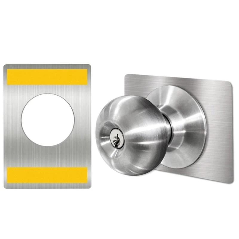 Deadbolts Reinforcer Easy Install Door Handle Filler Plate Quick Install for Home