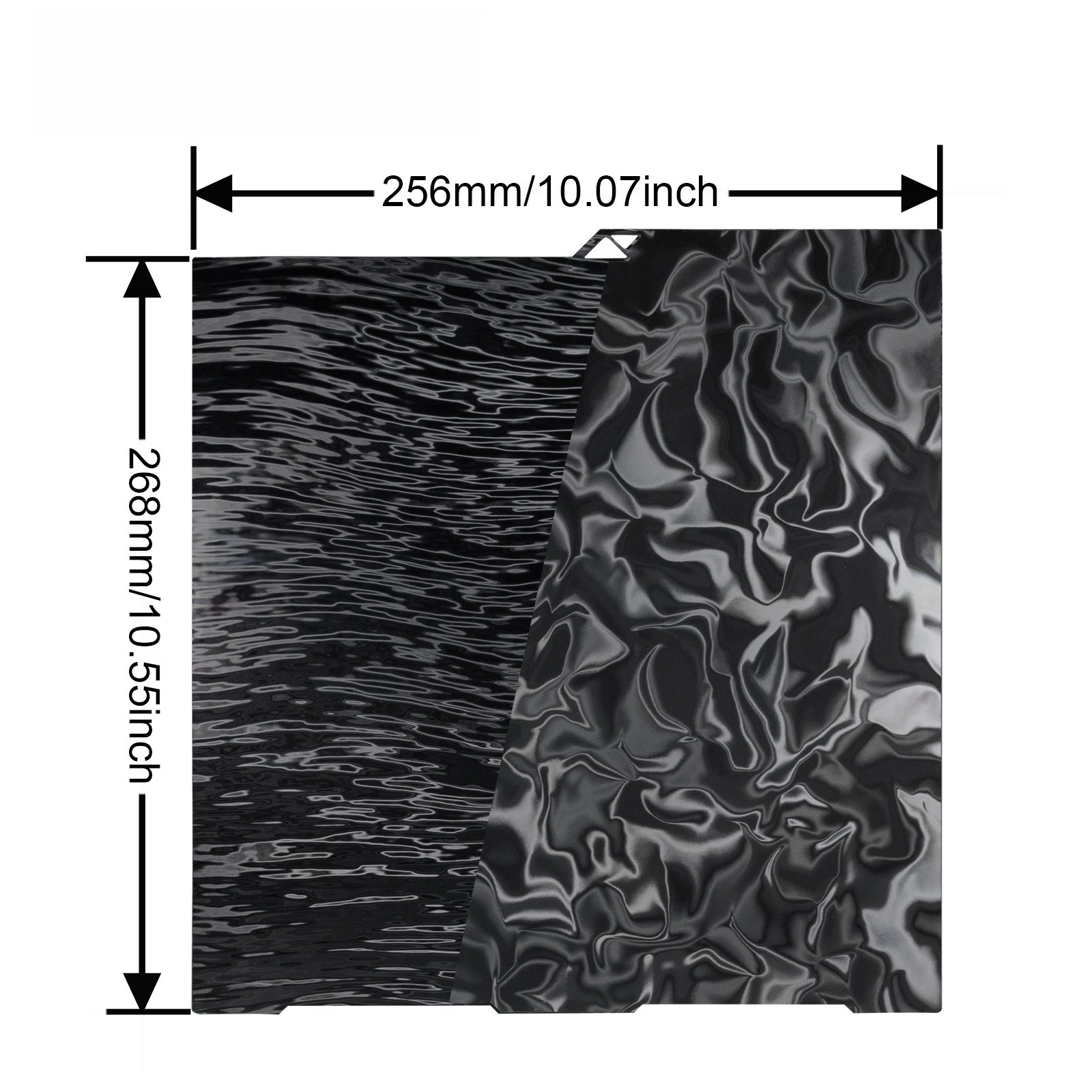 ملحقات الطابعة ثلاثية الأبعاد لكل سرير ساخن لوح فولاذي مغناطيسي منصة سرير ساخن لوحة بي لوح فولاذي زنبركي 257 مللي متر * 257 مللي متر