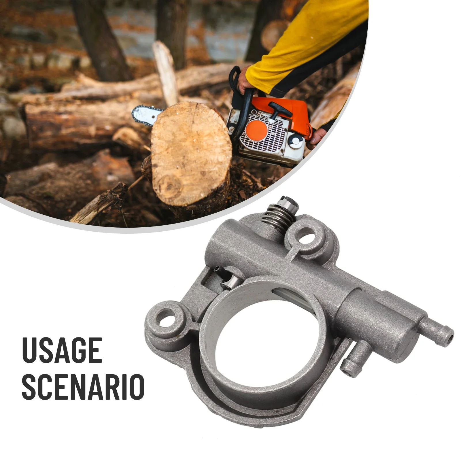 

For Echo Chainsaw Oiler Oil Pump Oil Pump Tool Accessories Alloy Material For CS-600P CS-590 Excellent Service Life