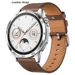 22mm 20mm Leather Strap For HUAWEI WATCH GT 4 46mm WATCH 4 Pro GT 3 GT2 Pro 42mm Buds Band Watchbands Soft Replacement Wristband